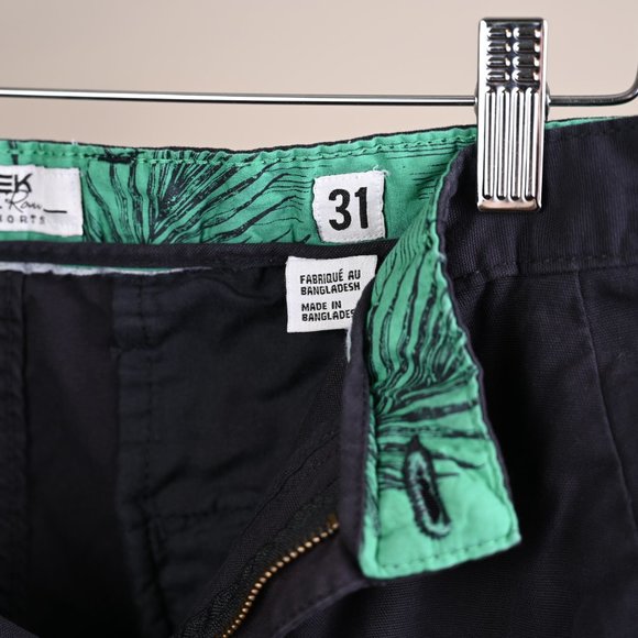 Men's Navy Blue Cotton Shorts - Waist size 31 - Picture 5 of 7